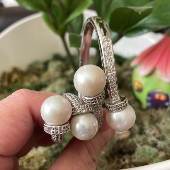 South sea Pearl ring and bracelet set - Picture 6 of 7